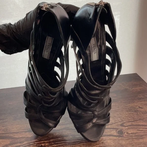 Prada Leather High Heels - Picture 5 of 7